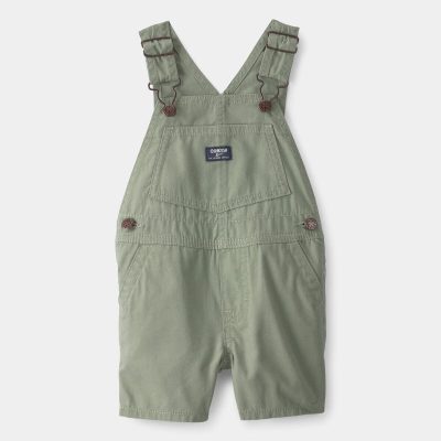 Baby Boy Canvas Shortall - Olive