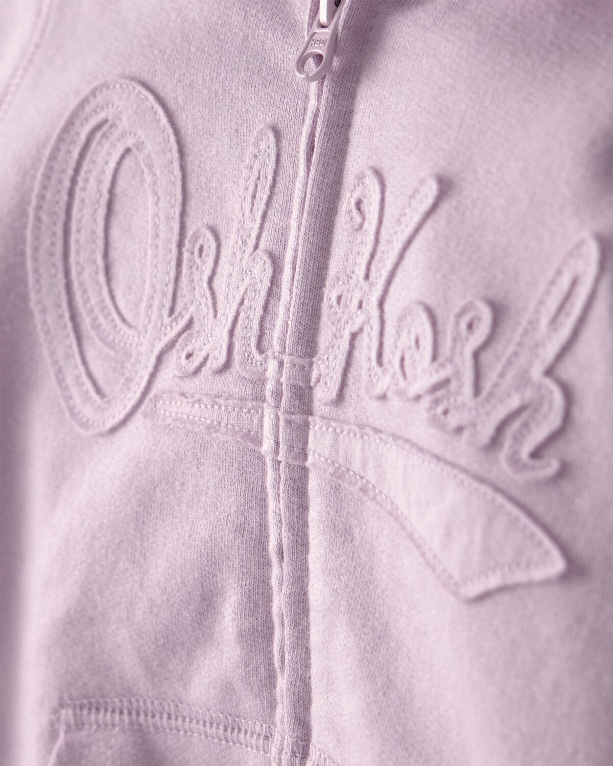 Baby Girl OshKosh Logo Zip-Up Hoodie - Purple - Image 2