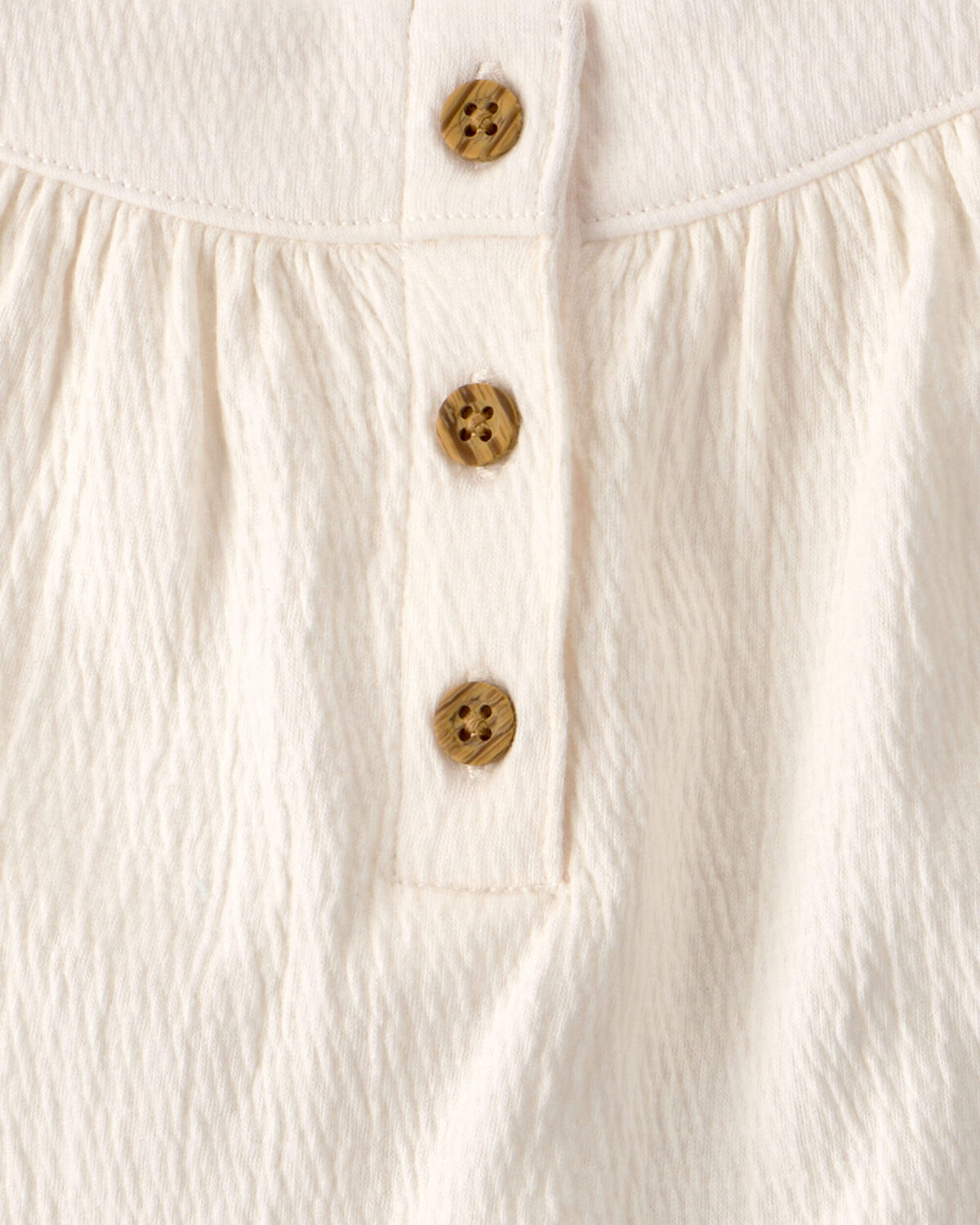 Baby Girl 3-Piece Cheetah Top, Bodysuit & Short Set - Khaki/Ivory - Image 4