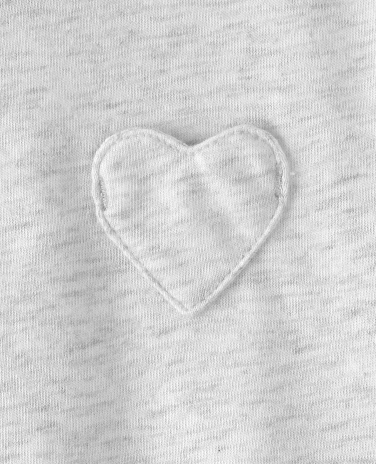 Baby Girl Heart Pocket Top - Pink - Image 6