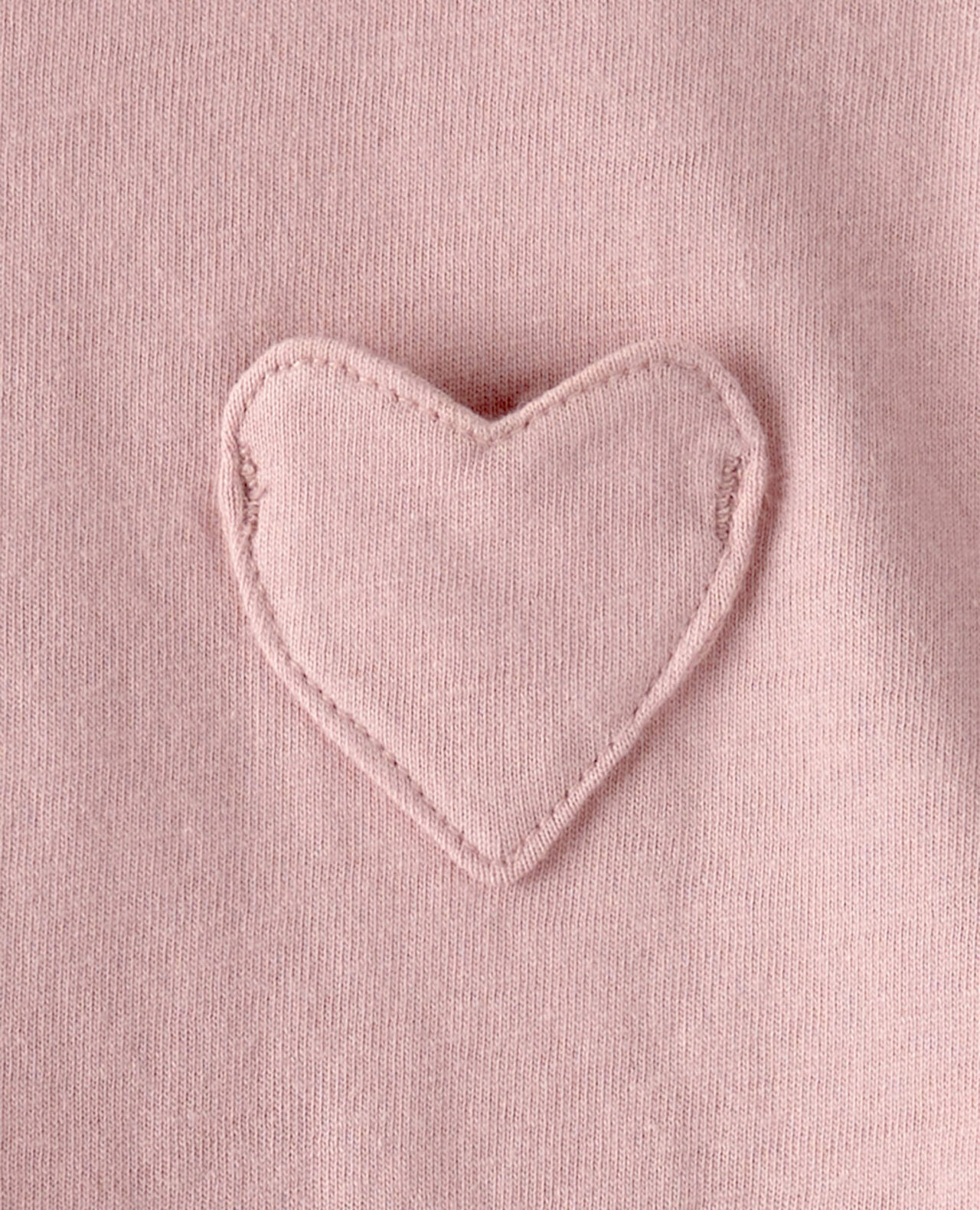 Baby Girl Heart Pocket Top - Pink - Image 3