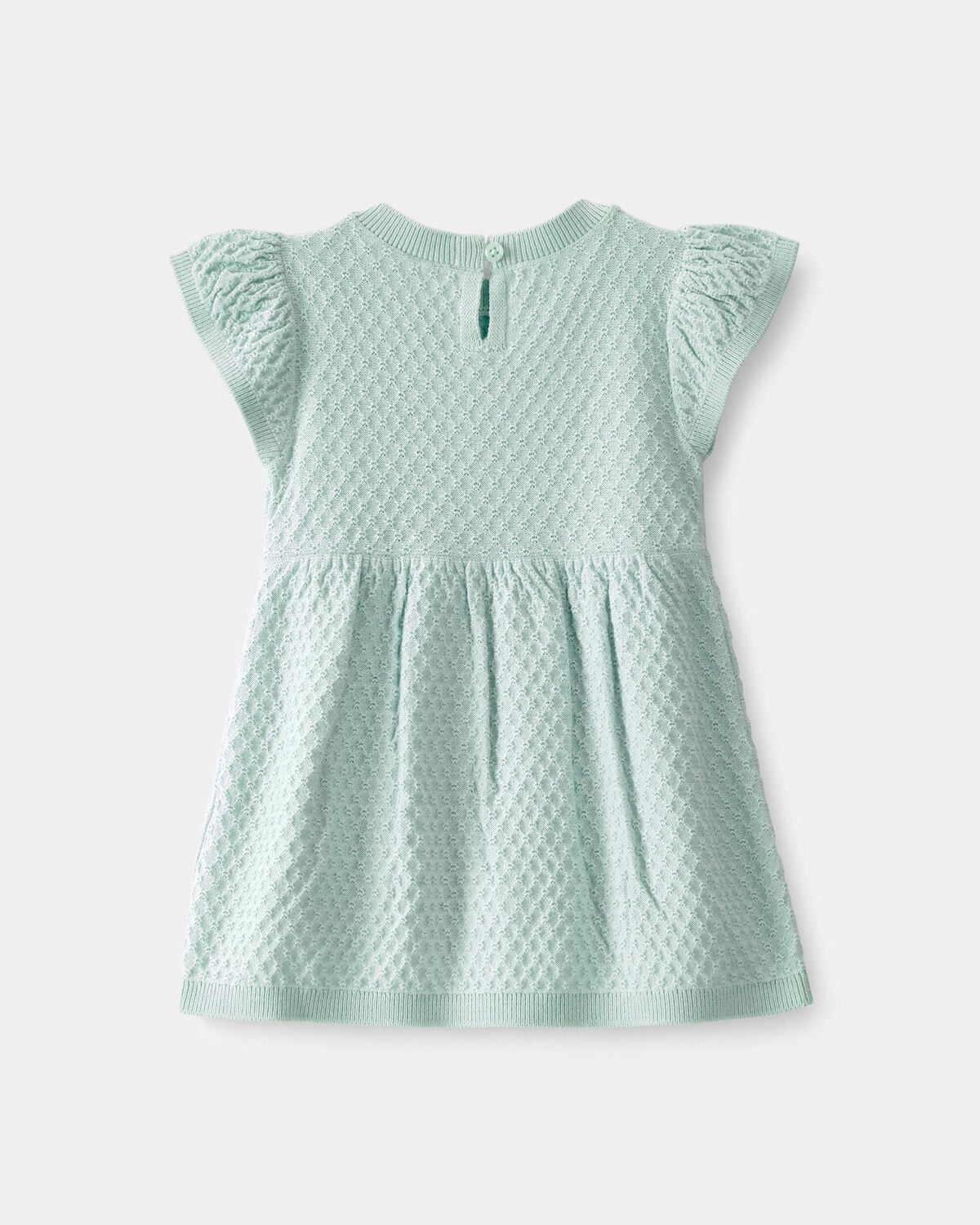 Baby Girl Sweater Dress - Green - Image 2