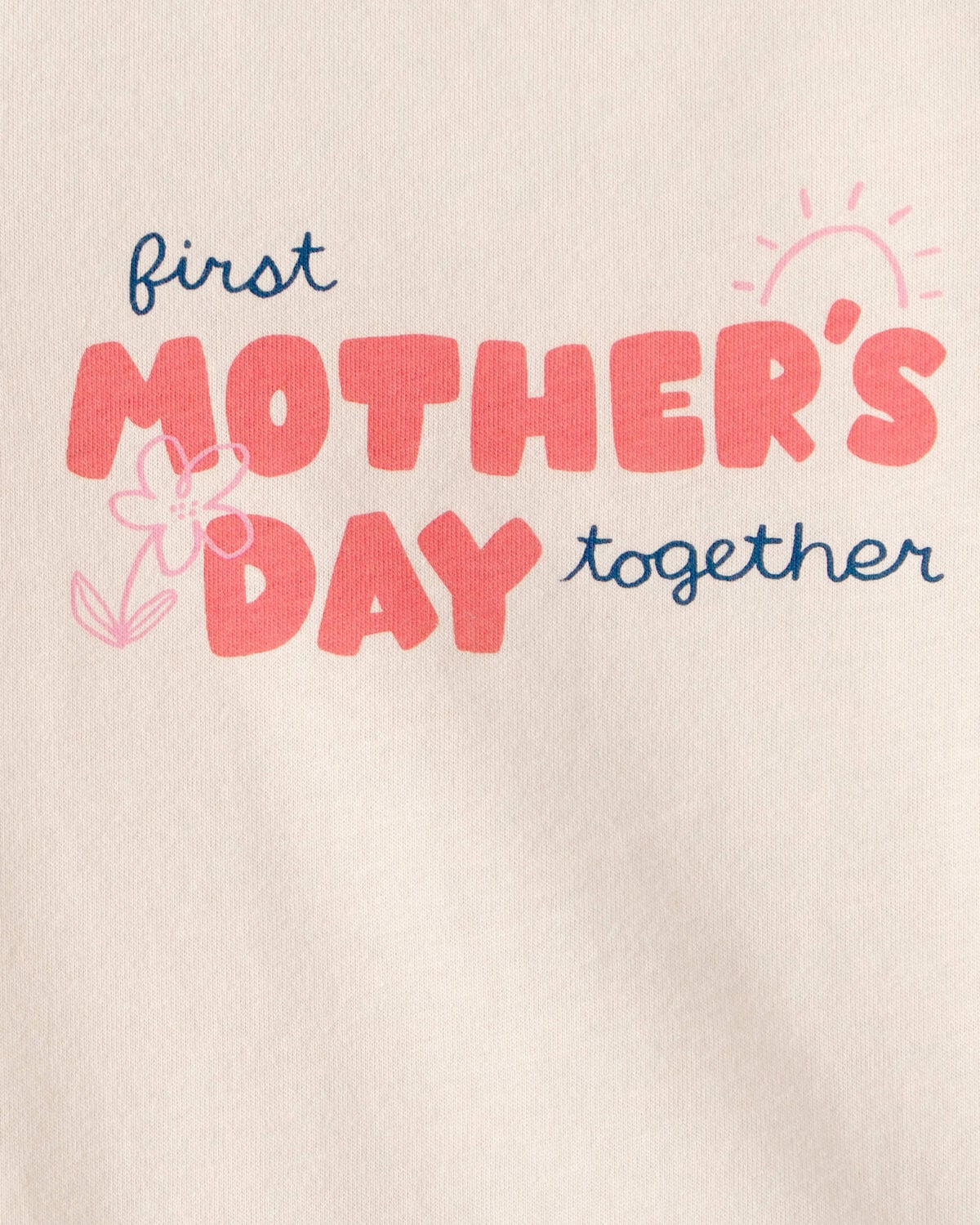 Baby 'Mother's Day' Graphic Bodysuit - Cream - Image 2