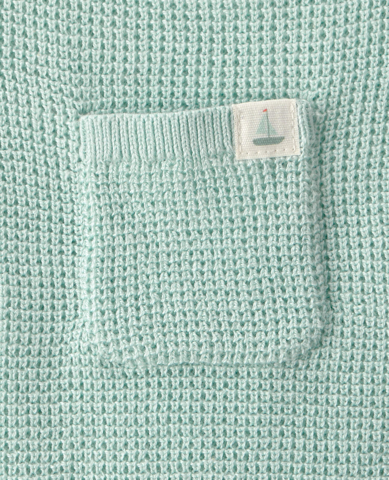 Baby Crochet Bubble Romper - Green - Image 4