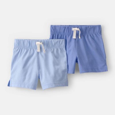 Baby 2-Pack Fashion Shorts - Blue