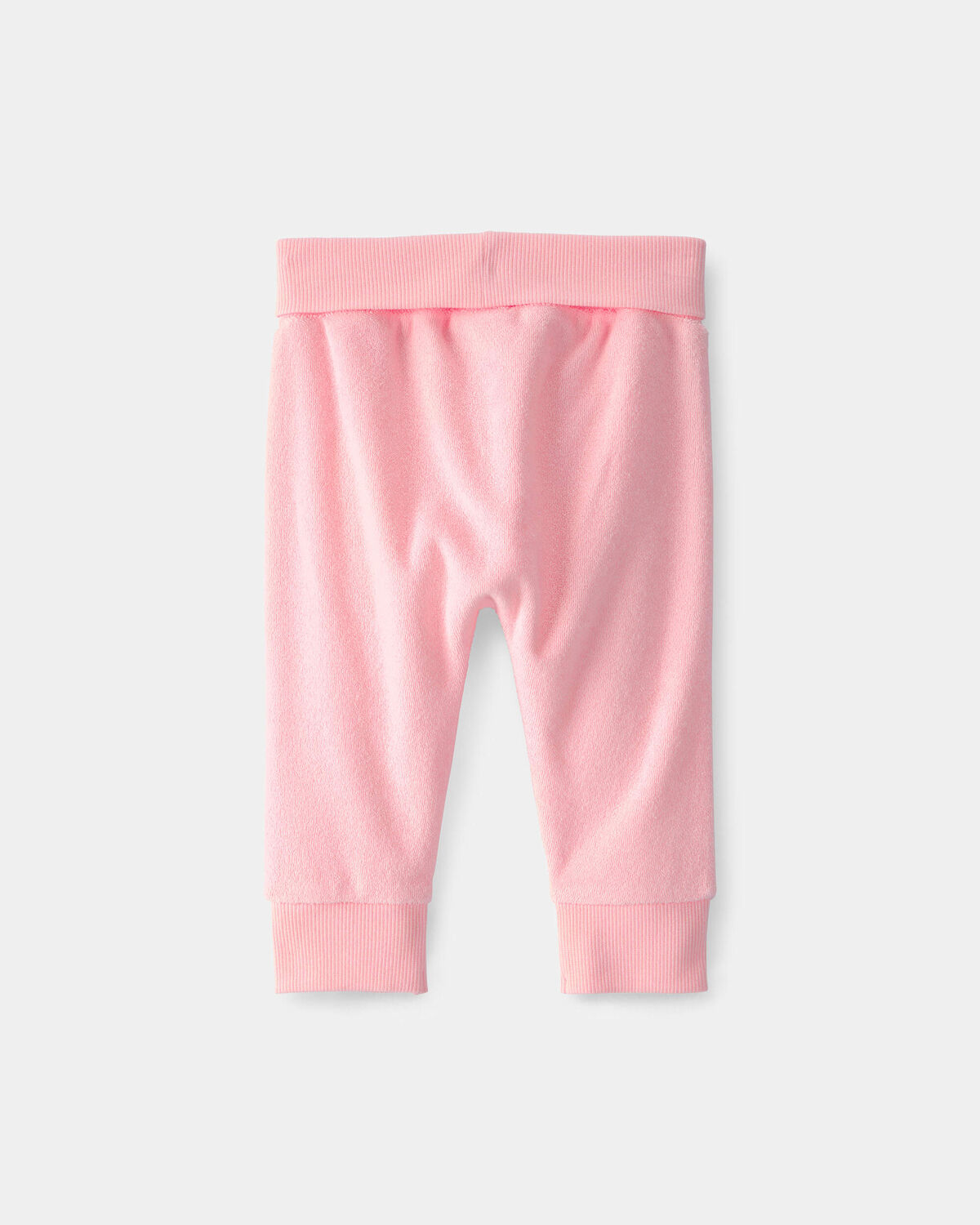 Baby Girl Terry Pants - Pink - Image 2