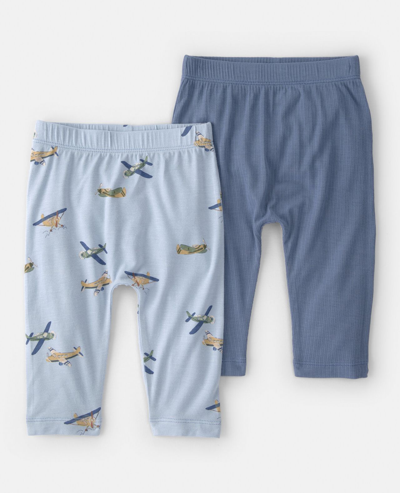 Baby Boy 2-Pack Plane PurelySoft Pants - Blue - Image 6