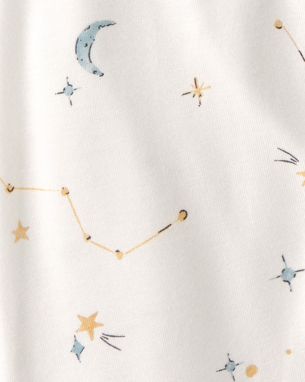 Baby 2-Pack Constellation PurelySoft Pants - Yellow/Cream - Image 4