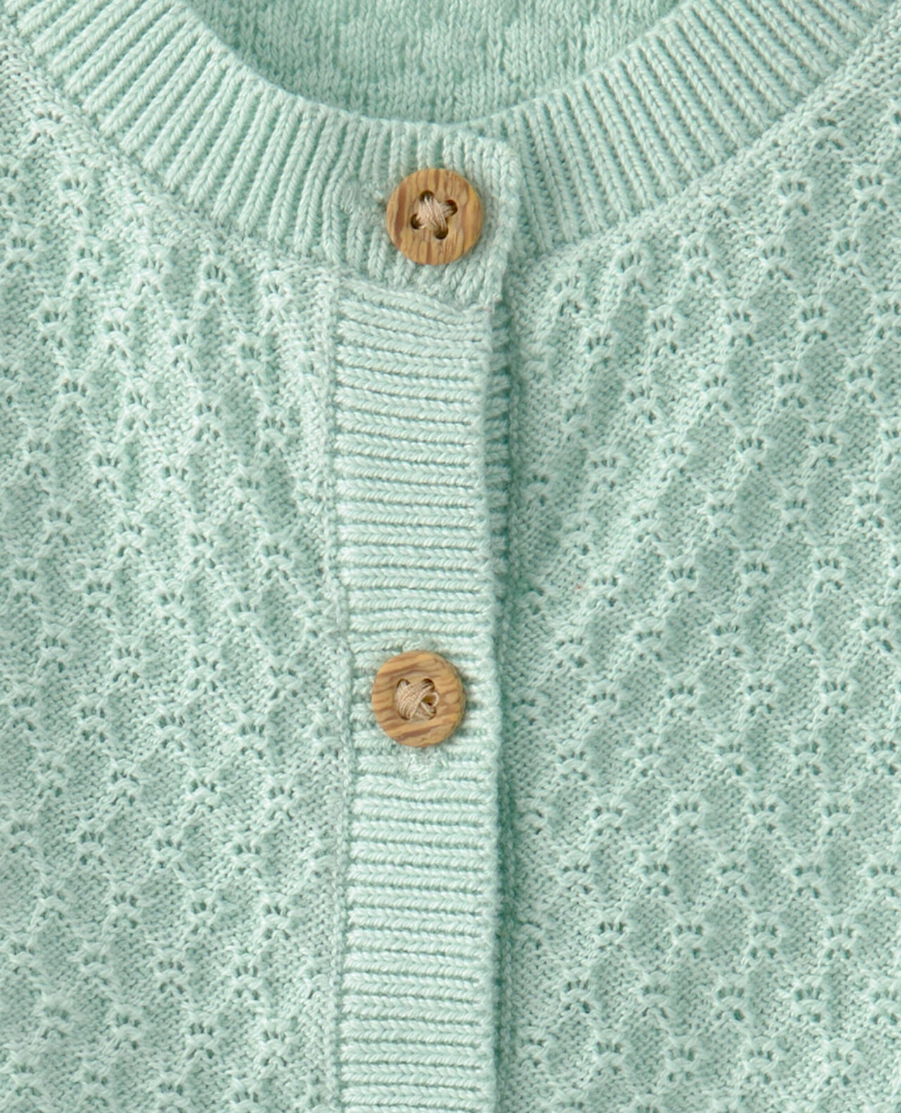Baby Girl 2-Piece Peach Crochet Top & Short Set - Cream - Image 5