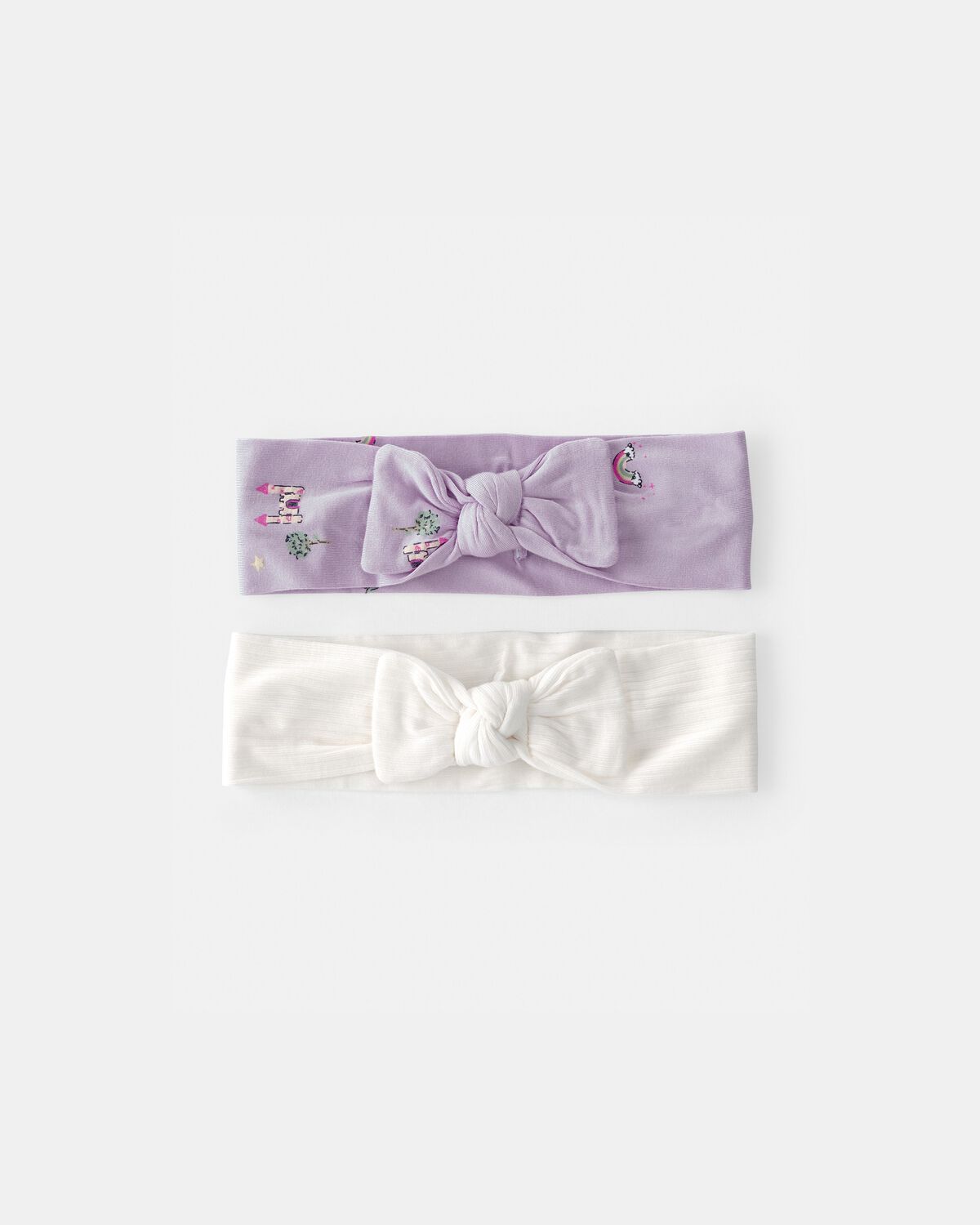 Baby Girl Fairytale PurelySoft Headbands - Purple/Ivory