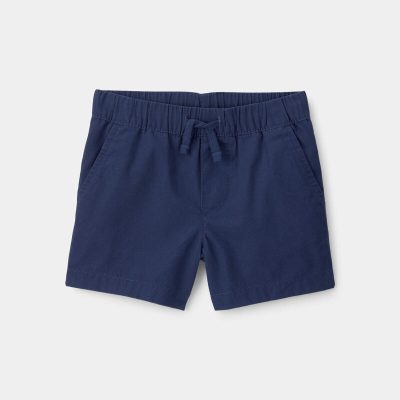 Baby Boy Canvas Shorts - Blue