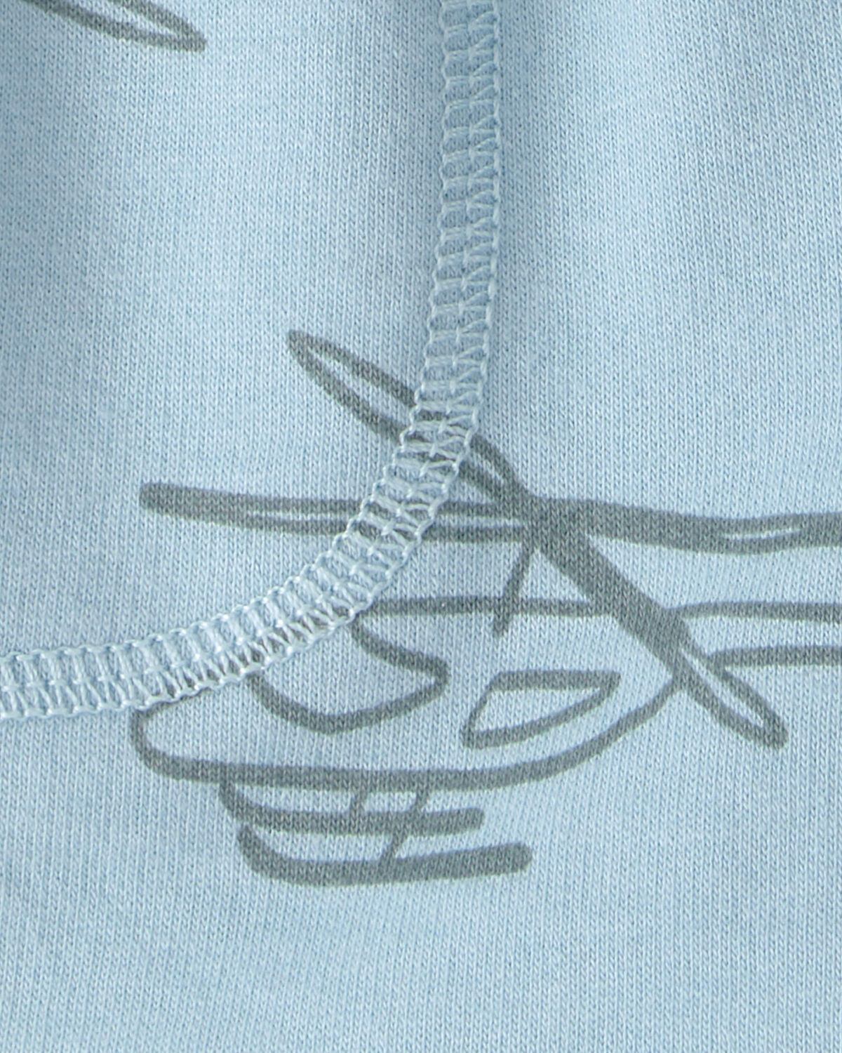 Baby Boy Helicopter French Terry Shorts - Blue - Image 3