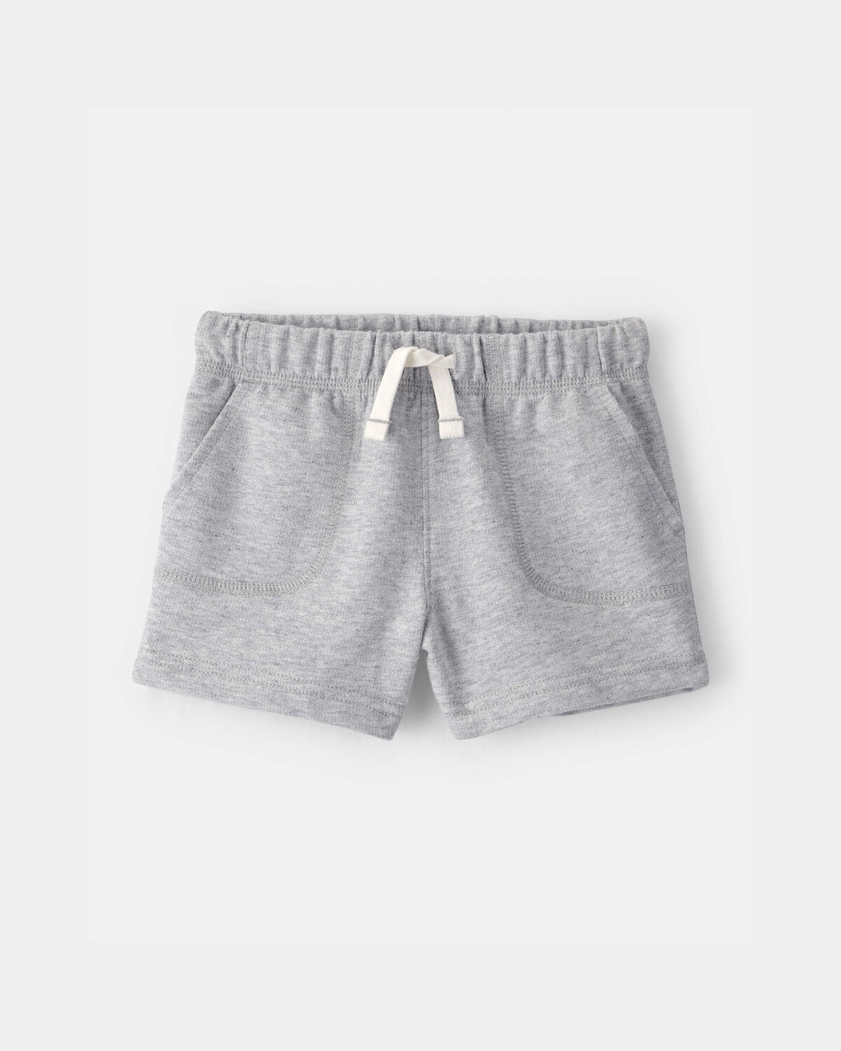 Baby Boy French Terry Shorts - Grey