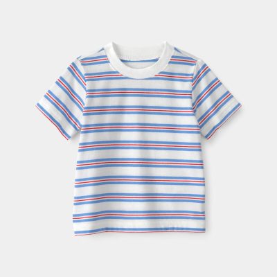 Baby Striped T-Shirt - Red/White/Blue