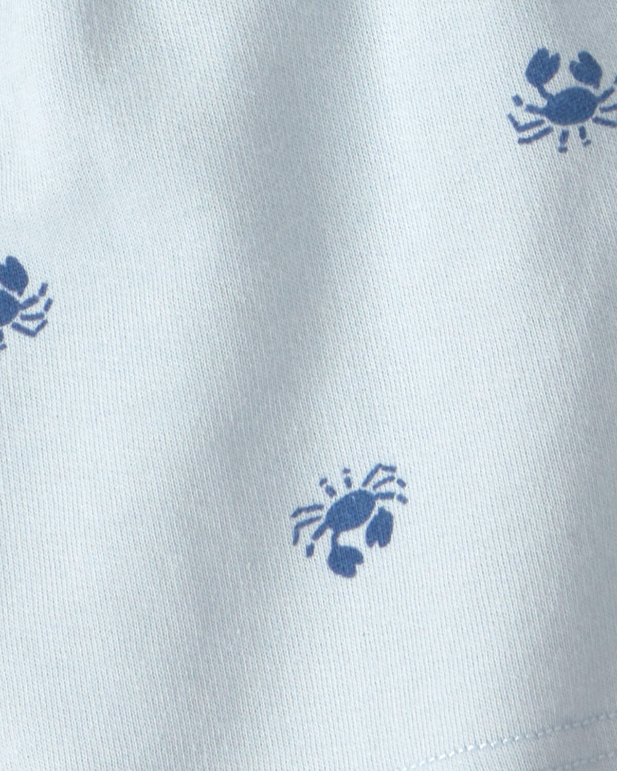 Baby Boy 2-Piece Crab Short-Sleeve Top & Short Set - Blue - Image 3