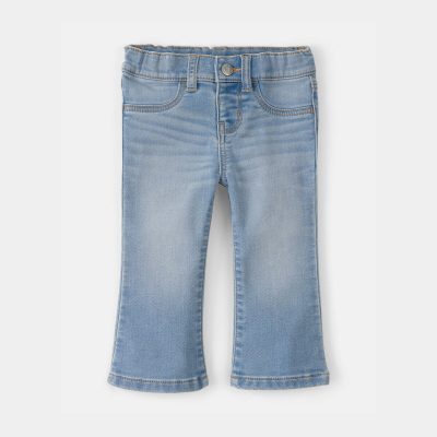 Baby Girl Denim Flare Jeans - Light Wash