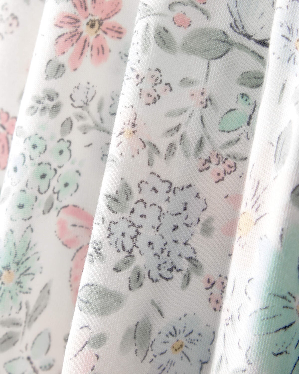 Baby Girl 2-Pack Butterfly Garden PurelySoft Sleeper Gowns - Pink - Image 3