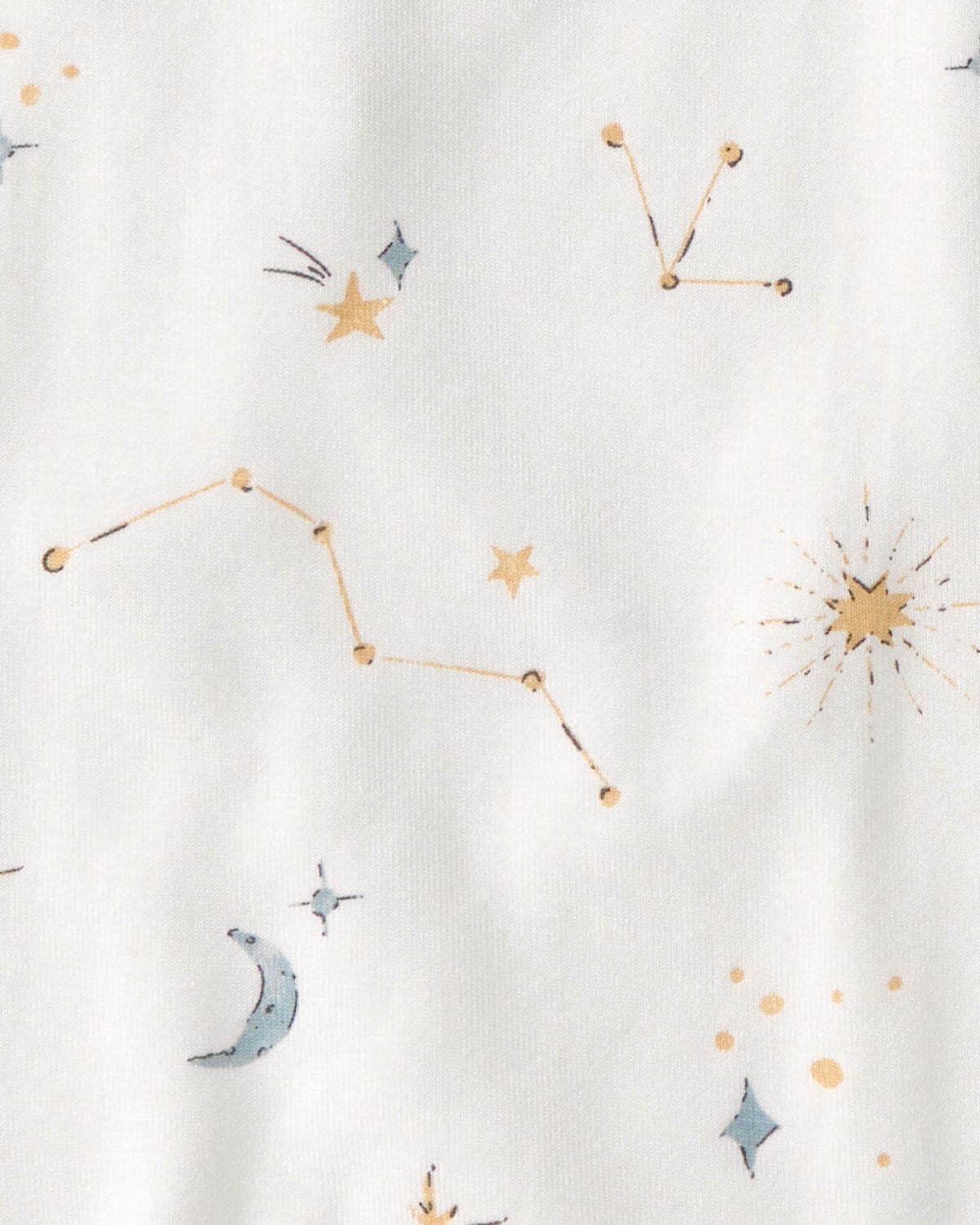 Baby 2-Pack Constellation PurelySoft Sleeper Gowns - Yellow/Cream - Image 5