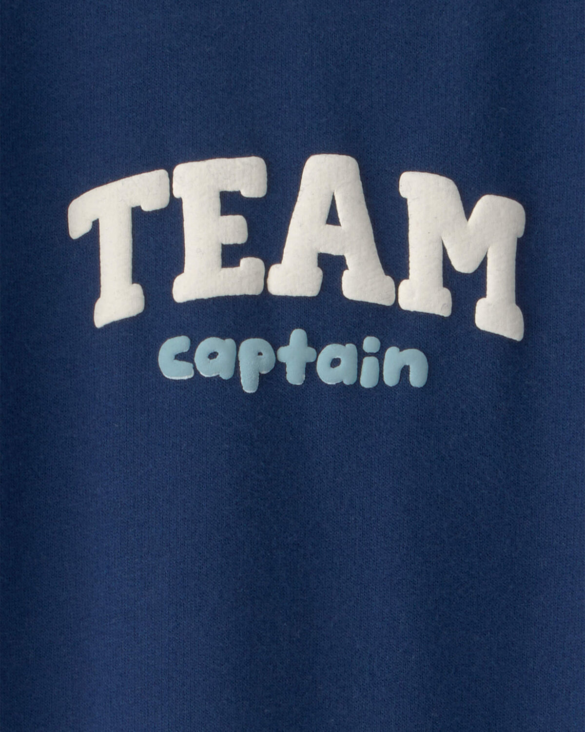 Baby Team Captain' French Terry Jumpsuit - Navy Blue - Image 3