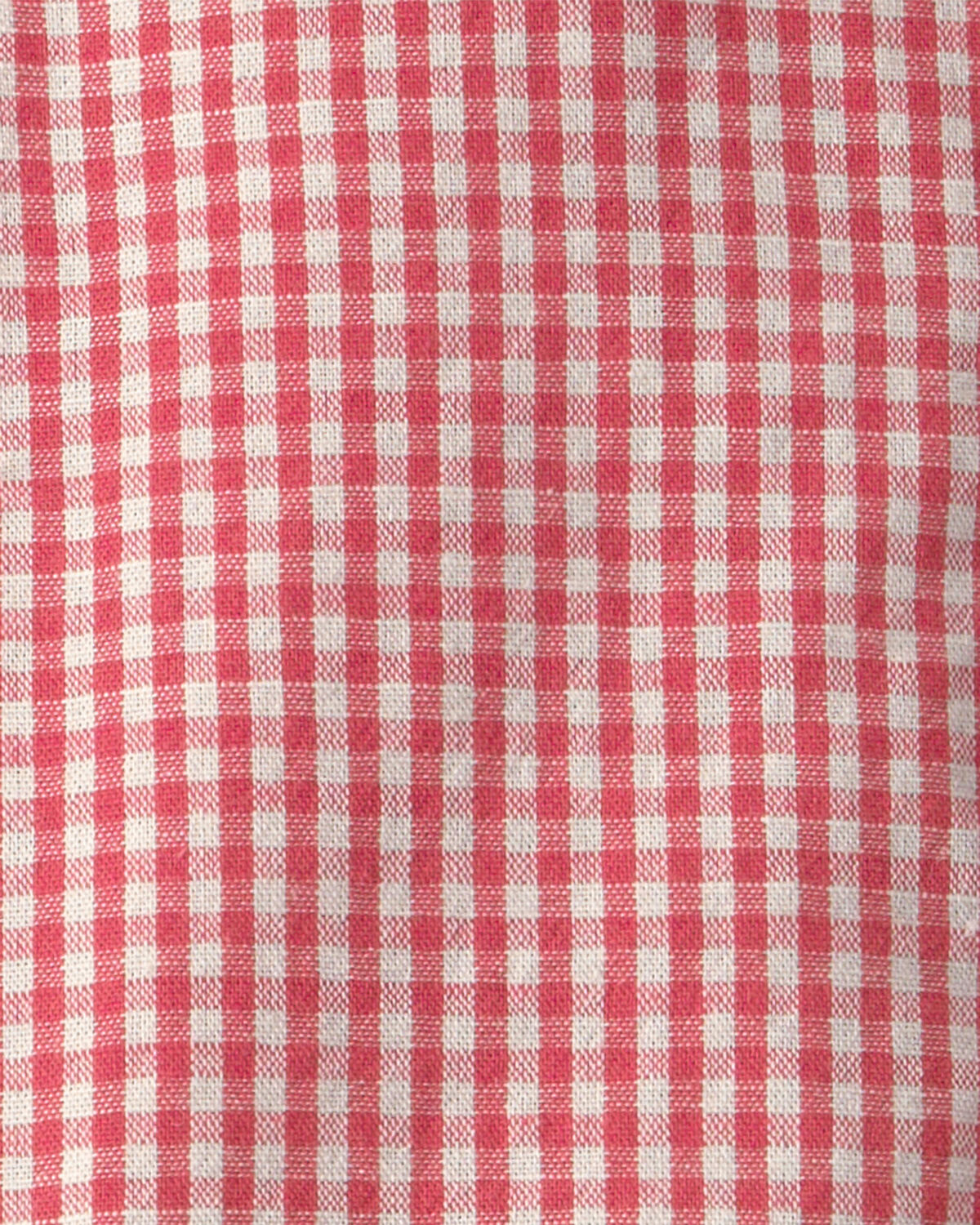 Baby Boy 2-Piece Top & Short Set Made with Organic Cotton in Red Gingham - Image 5