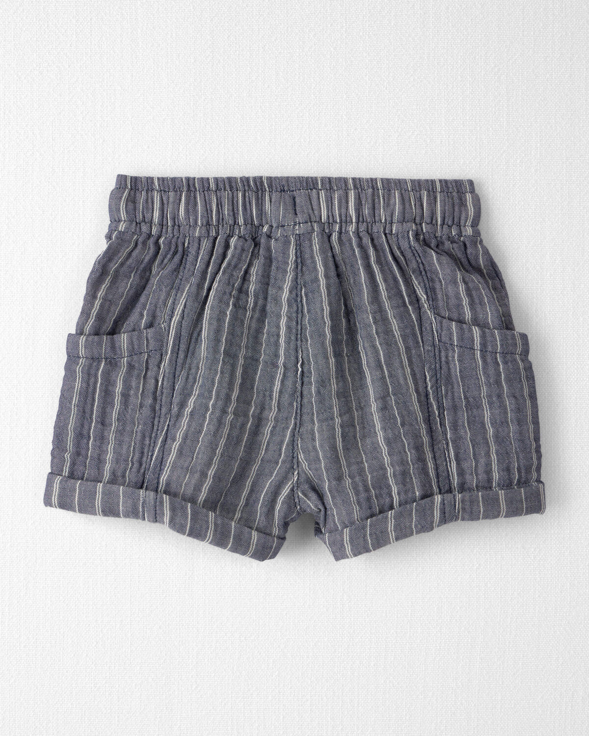 Baby Boy 2-Piece Organic Cotton Gauze Top & Short Set - Image 3