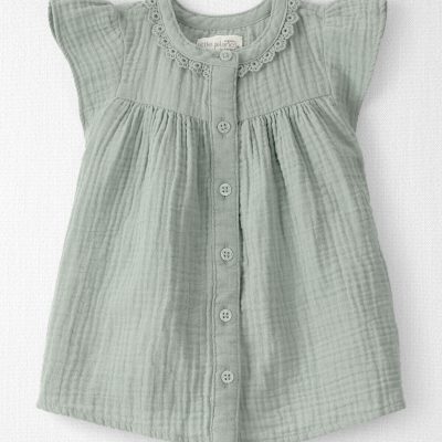 Baby Girl Organic Cotton Gauze Dress