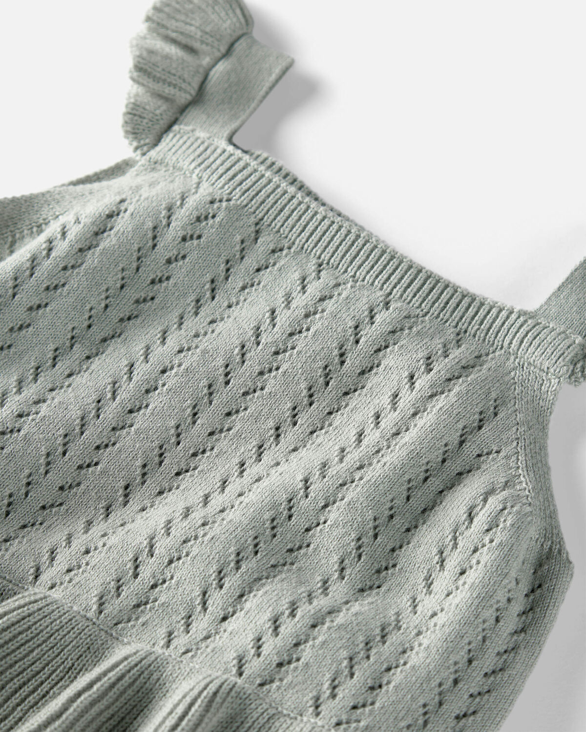 Baby Girl Organic Cotton Sweater Knit Bubble - Image 2