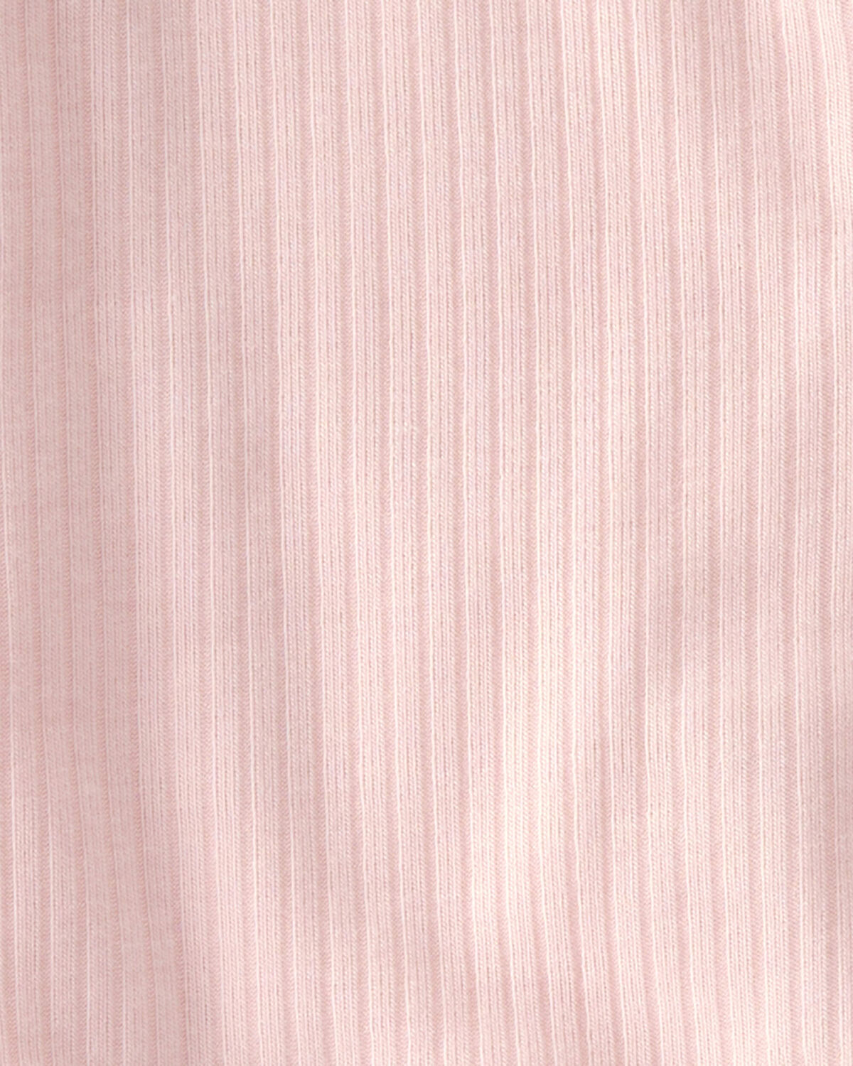 Baby Girl 2-Way Zip PurelySoft Sleep & Play Pajama - Light Pink - Image 4