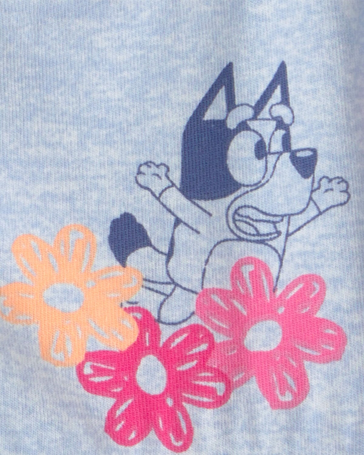 Baby Girl Bluey™ Floral Dress - Blue - Image 3