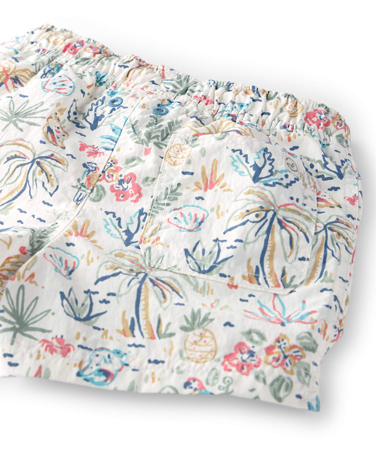 Baby Boy Recycled Swim Trunks in Tropical Paradise - Image 3