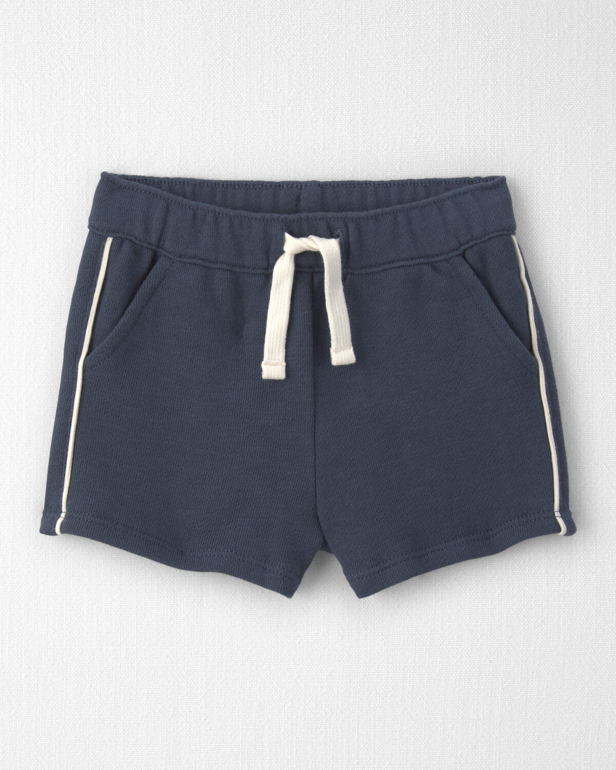 Baby 2-Piece Organic Cotton French Terry Pullover & Short Set - Image 2