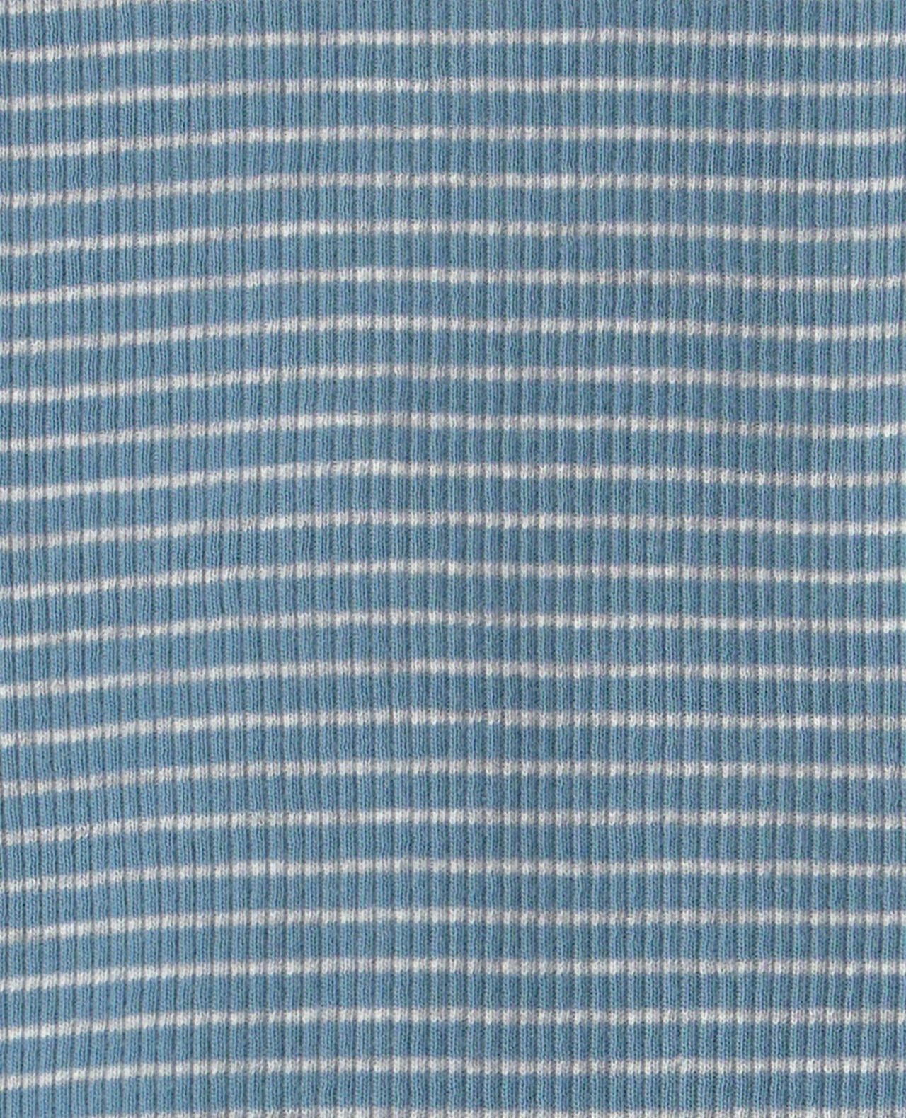 Baby 2-Piece Organic Cotton Ribbed Pajama Set in Stripes - Image 4