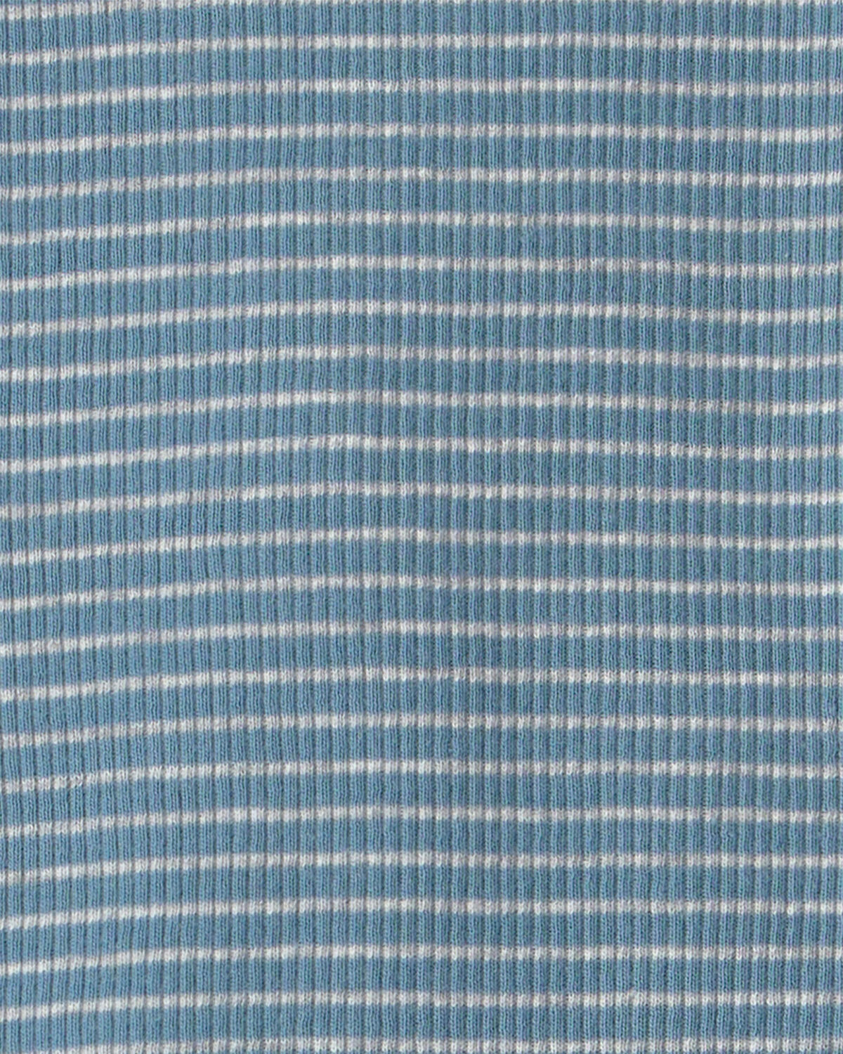 Baby 2-Piece Organic Cotton Ribbed Pajama Set in Stripes - Image 3