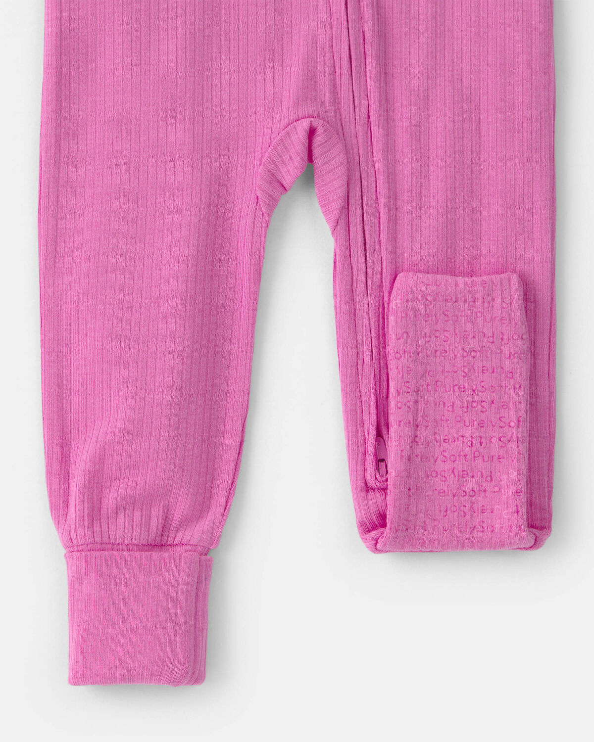 Baby Girl PurelySoft Snug Fit 1-Piece Pajama - Pink - Image 5