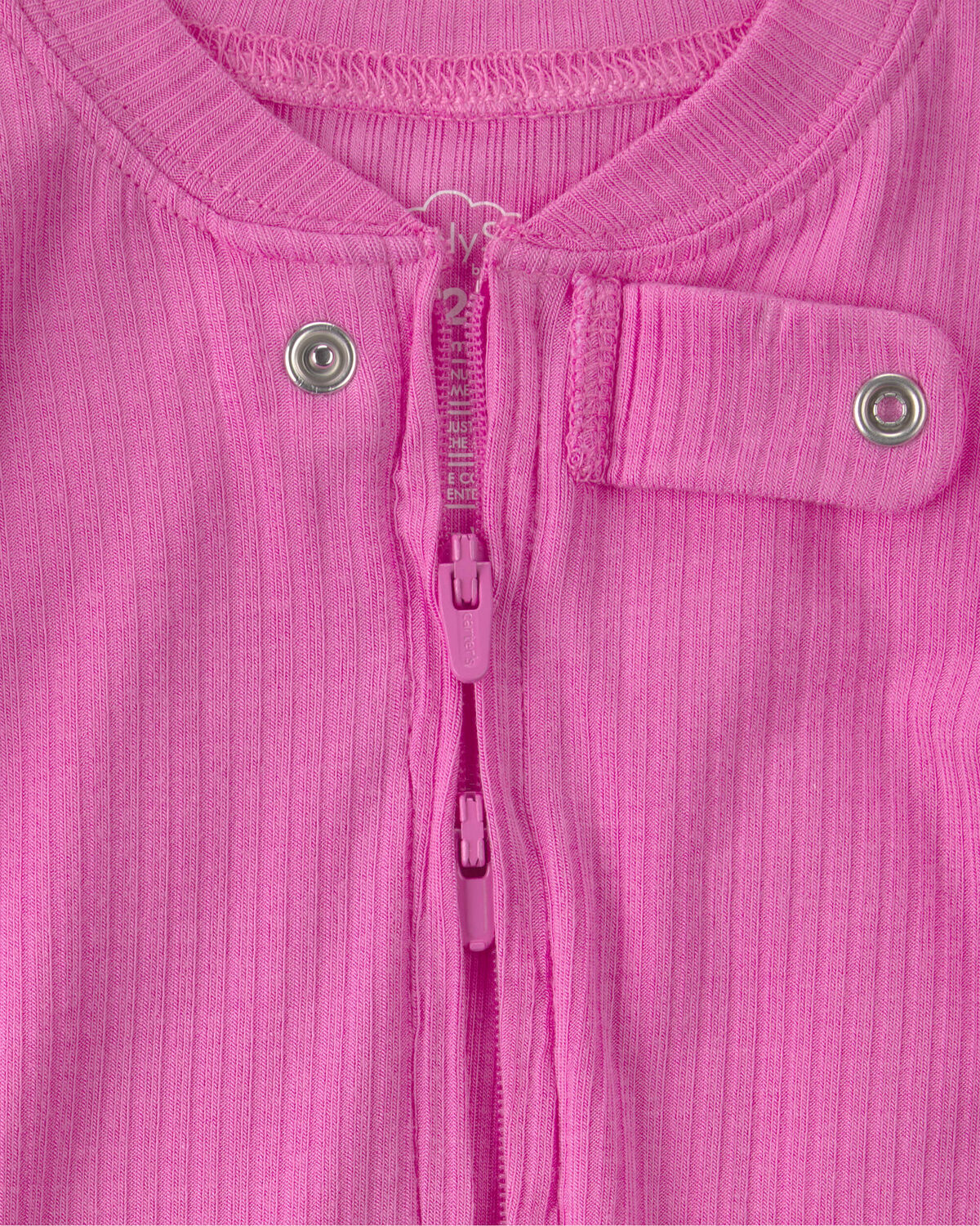 Baby Girl PurelySoft Snug Fit 1-Piece Pajama - Pink - Image 6