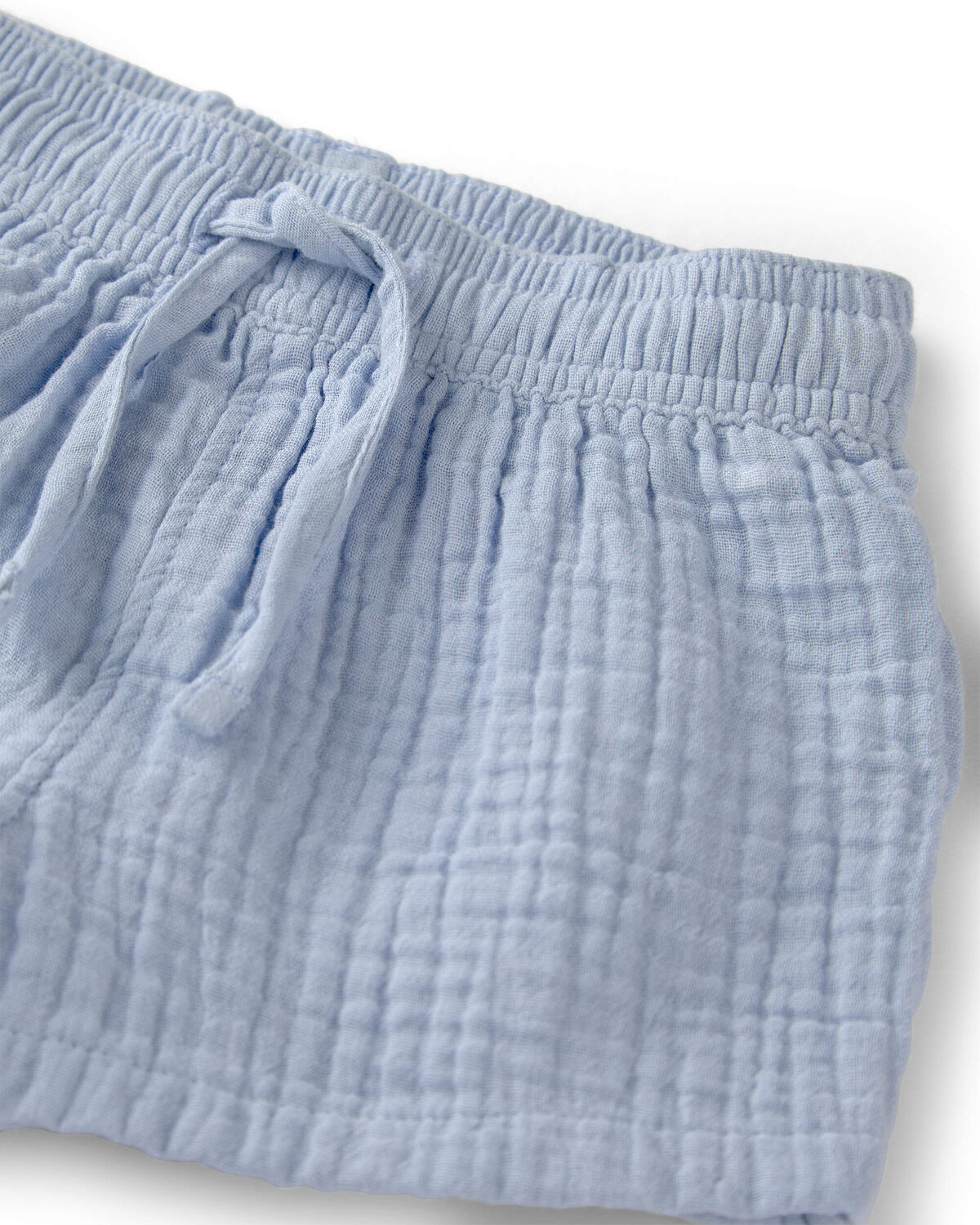 Baby Boy 2-Piece Organic Cotton Gauze Top & Short Set - Image 2