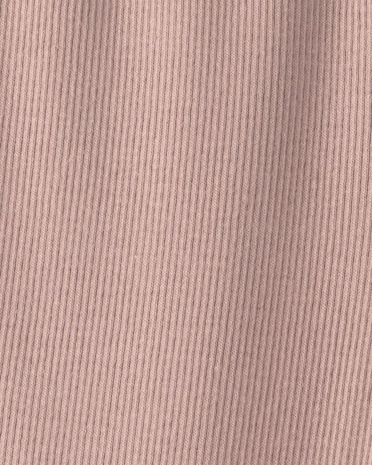 Baby Girl Organic Cotton Rib Footed Pants - Image 3