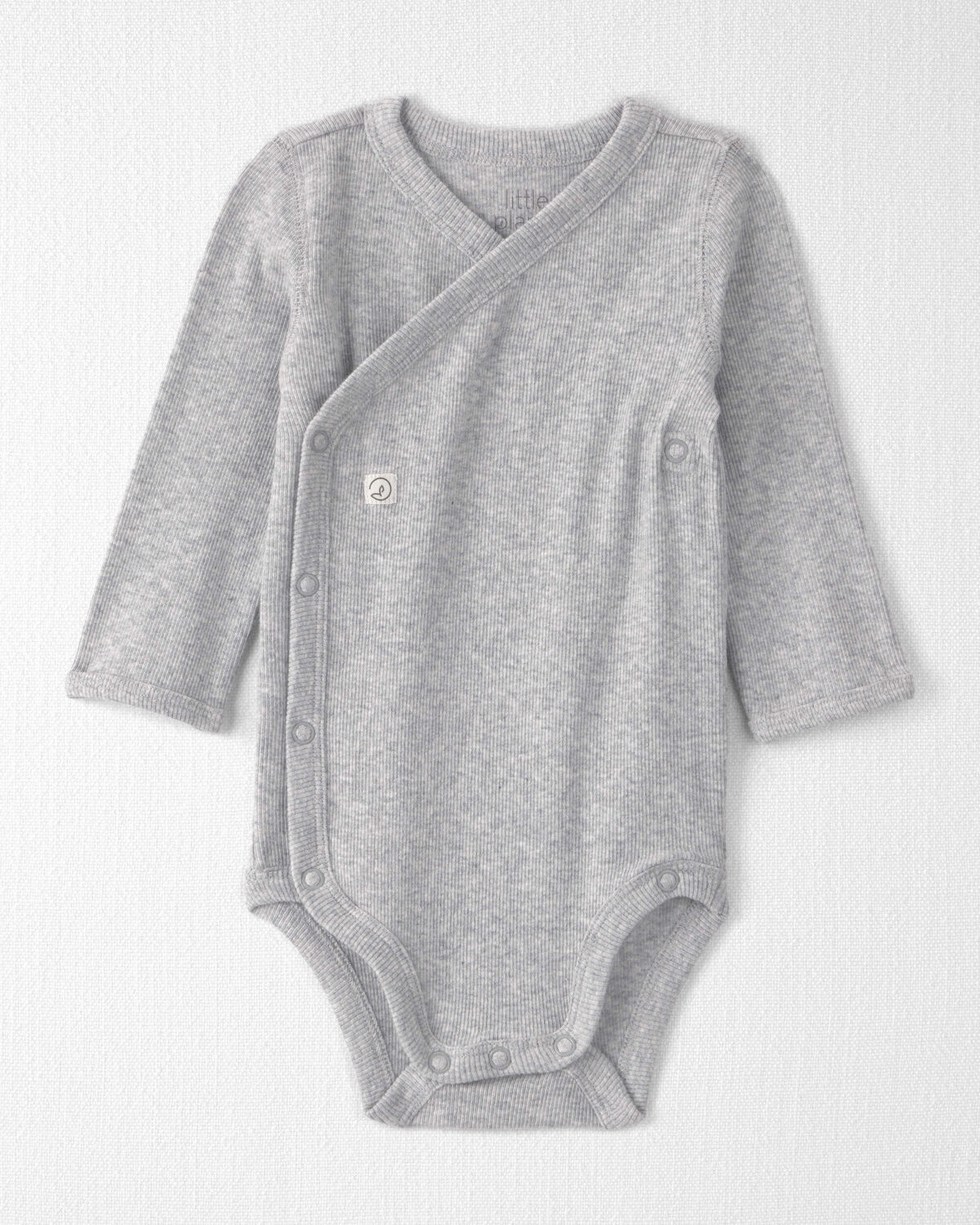 Baby Girl Organic Cotton Rib Bodysuit