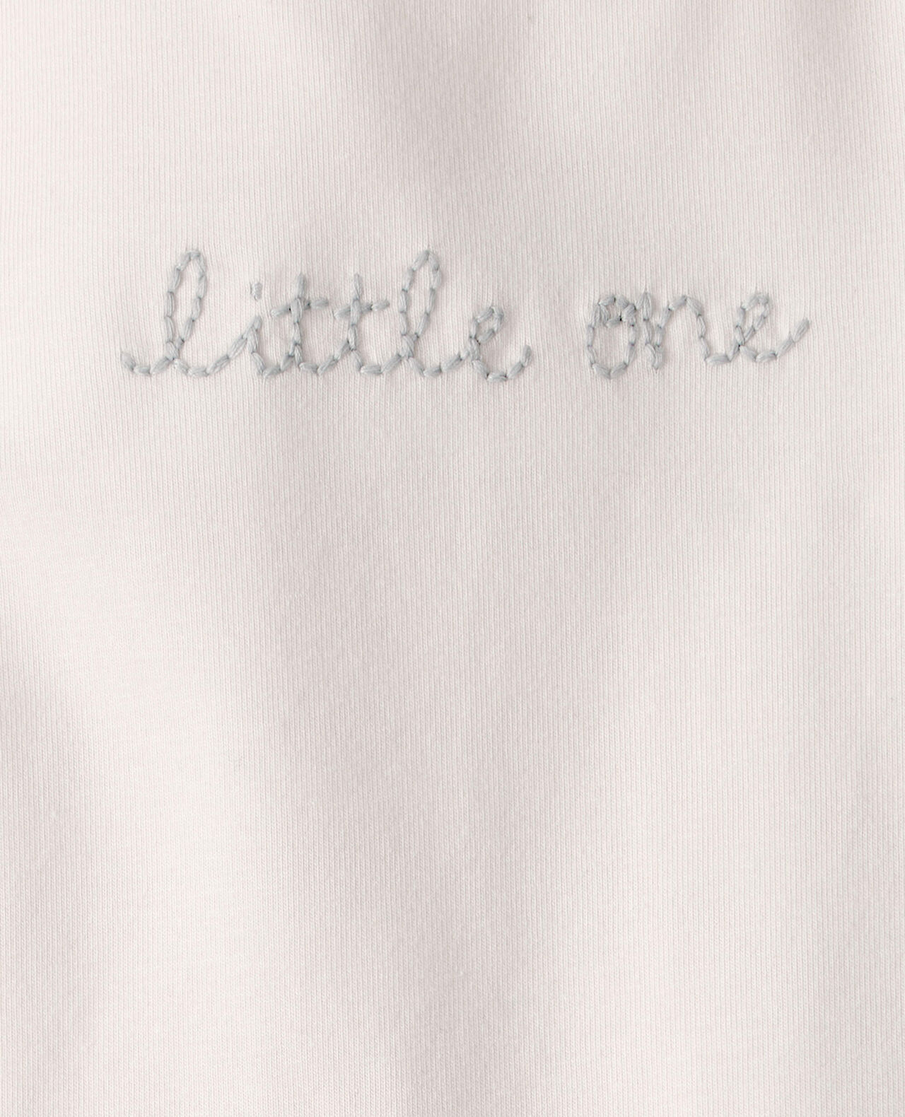 Baby Organic Cotton 'Little One' Embroidered Bodysuit - Image 4