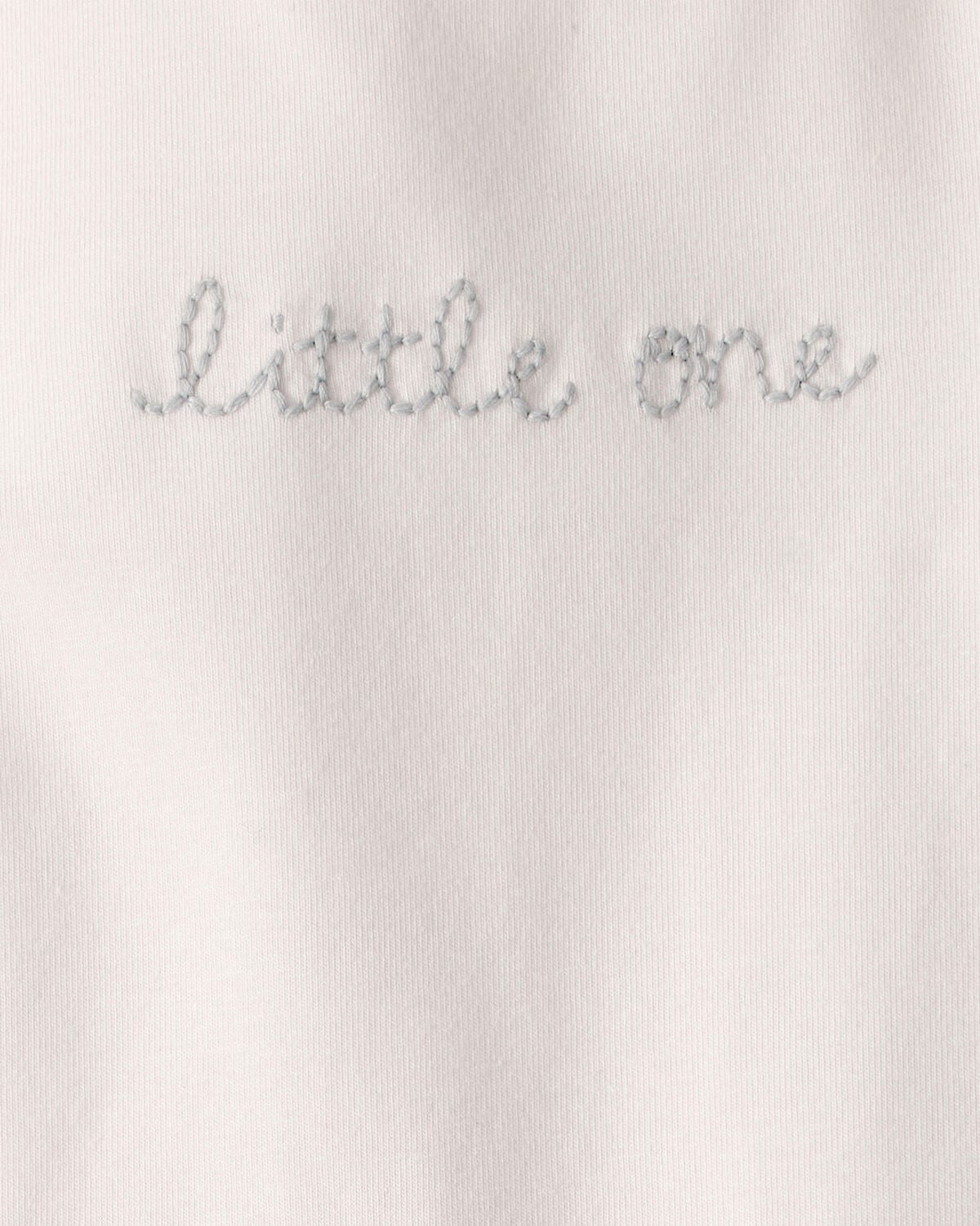 Baby Organic Cotton 'Little One' Embroidered Bodysuit - Image 3