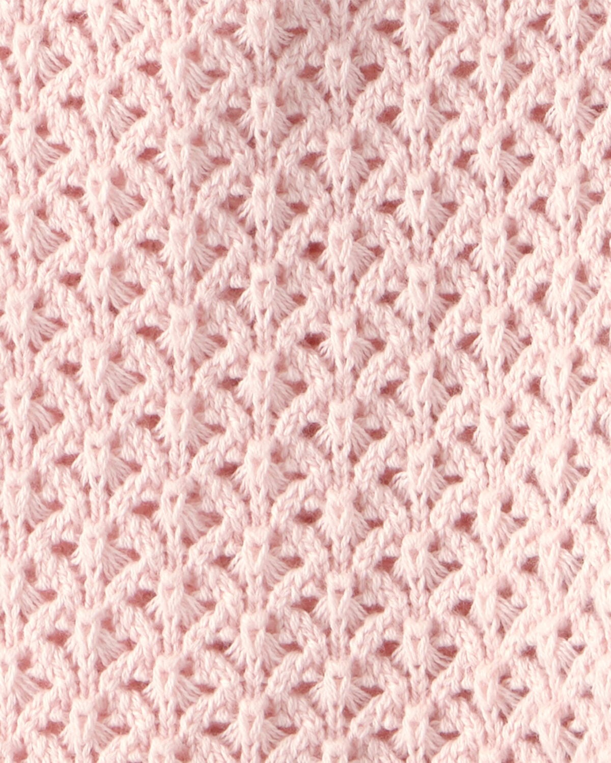 Baby Girl Organic Cotton Sweater Knit Romper - Image 3