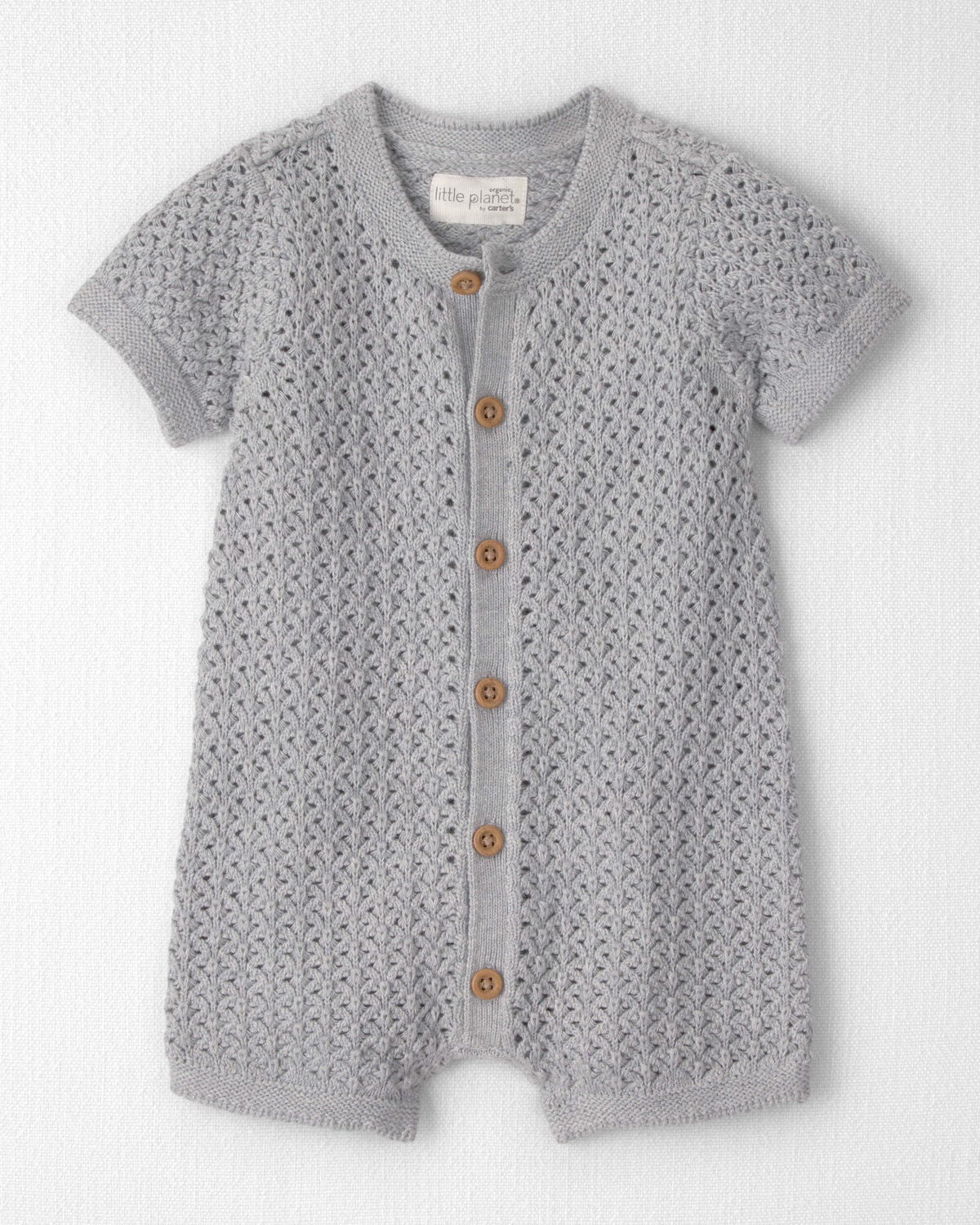 Baby Organic Cotton Sweater Knit Romper