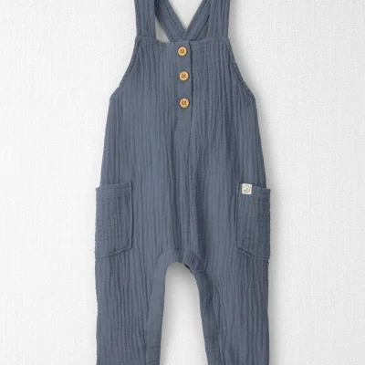 Baby Organic Cotton Gauze Overalls