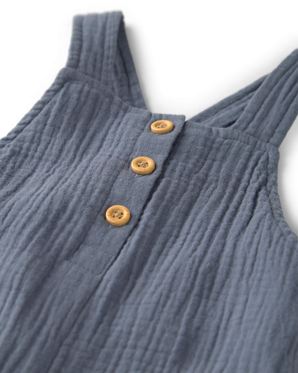 Baby Organic Cotton Gauze Overalls - Image 3