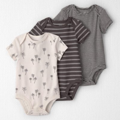 Baby 3-Pack Organic Cotton Bodysuits