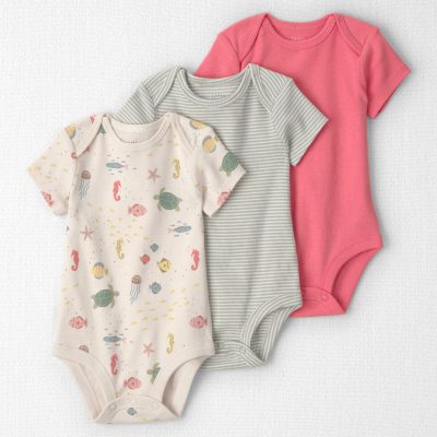 Baby 3-Pack Organic Cotton Bodysuits