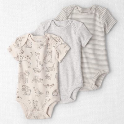 Baby 3-Pack Organic Cotton Bodysuits