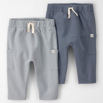 Baby 2-Pack Organic Cotton French Terry Joggers