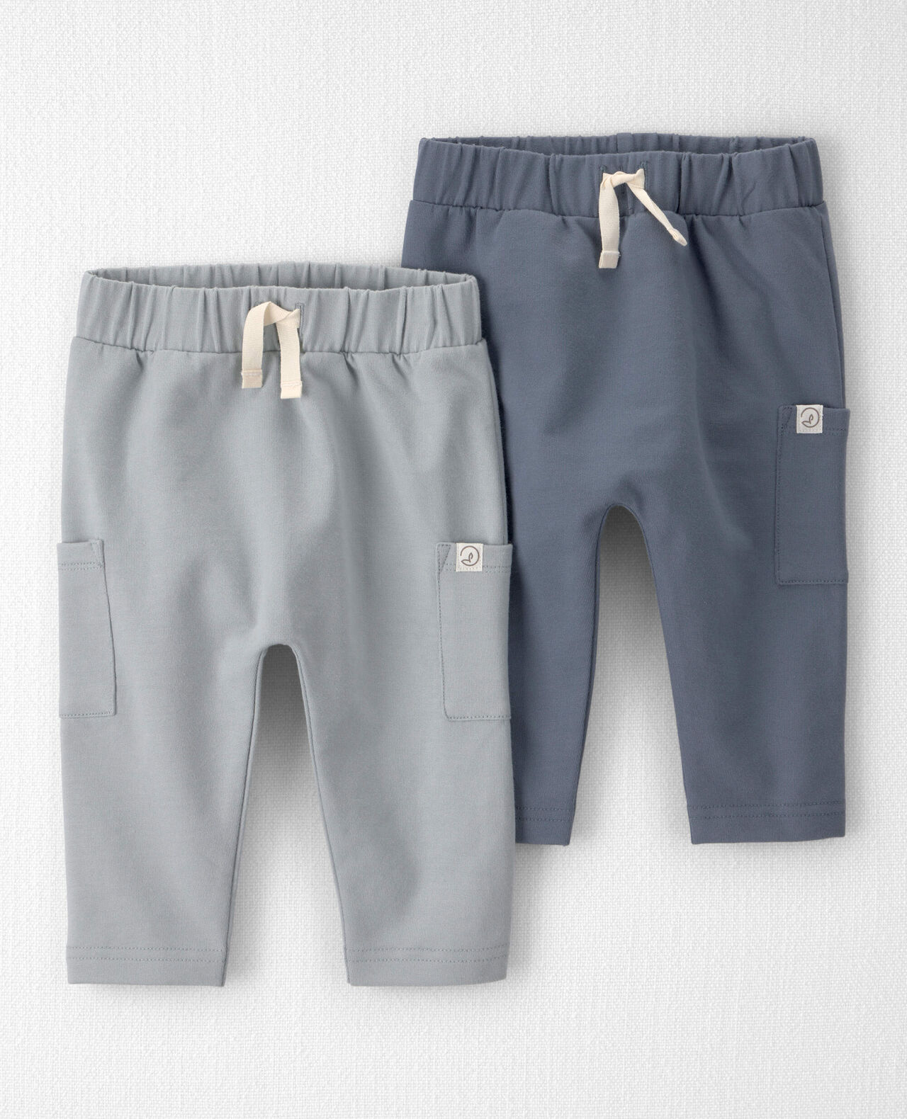 Baby 2-Pack Organic Cotton French Terry Joggers - Image 8