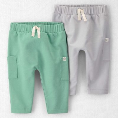 Baby 2-Pack Organic Cotton French Terry Joggers